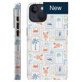 iPhone 14 Coastal Fish Frosted Case for Women