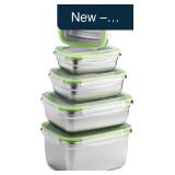 Stainless Steel Food Storage 2-Pk Airtight