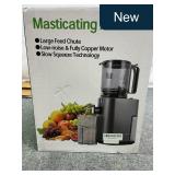 Cold Press Juicer 5.5' Feed Chute Gray