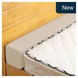 Bed Gap Filler Beige 72x6x6in for Twin-King