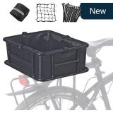 Bike Basket Rear with Liner,Large Bicycle Basket