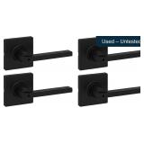 Kwikset Casey 4-Pk Privacy Lock Handle Matte Black