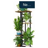 LINZINAR Plant Stand Indoor 4 Tier Metal Corner