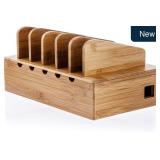 Prosumer's Choice Wooden Charging Station 5-Port