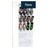 Simple Houseware 24-Pk Clear Over Door Shoe Org