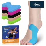 KTQUICK Bunion Tape, 40 PCS, Blue, Strong Adhesive