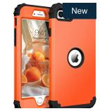 BENTOBEN iPhone SE 3rd/2nd Gen Case Orange/Black