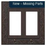Amerelle English Garden Wallplates Aged Bronze
