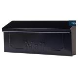 ARCHITECTURAL MAILBOXES Wall-Mount Black Small