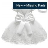 Black 12M Baby Girls Baptism Formal Dress Set