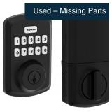 Kwikset Powerbolt 250 Black Keypad Deadbolt Lock