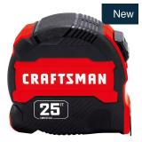 CRAFTSMAN 25-Ft Tape Measure Retractable CMHT37443