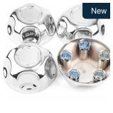 GTownWorks 160mm Wheel Center Caps 4-Pk for Ford