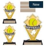 Gerrii Acrylic Trophies 3-Pk 6.14' for Awards