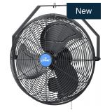 iLiving 18' Wall Mount Fan 6360 CFM 3-Speed