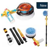 Rotating Car Wash Brush Mop w/ Soap Dispenser