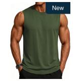 MAGCOMSEN Men's Large UPF 50+ Muscle Tank Top