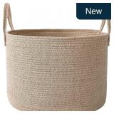 JMvicyroam 65L Machine Washable Cotton Basket