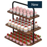 VyGrow 3-Tier Cupcake Stand for 52 Cupcakes