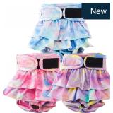 Large Female Dog Diapers 3-Pk Washable Absorbent