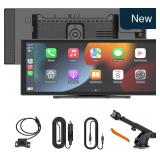 11.26' Wireless CarPlay Dash Cam, 1080P Backup Cam