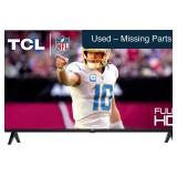 TCL 32' S3 1080p LED Smart TV Black, 2023, Alexa