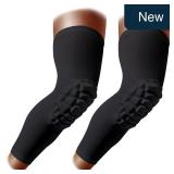 Knee Compression Sleeves Black XS 2-Pk