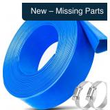 Jin&Bao 2'x25' Heavy Duty Backwash Hose-Blue