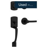 Kwikset Henley Entry Lock Set, Matte Black