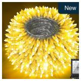 75FT 300 LED Warm White String Lights 12 Modes