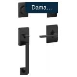 SCHLAGE Century Handleset, Matte Black
