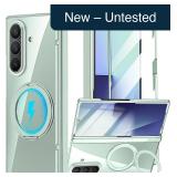 Samsung Galaxy Z Fold 7 Clear Case w/ Ring Stand