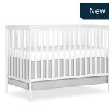 Dream On Me Synergy 5-in-1 Crib, White