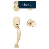 Kwikset Dakota Door Lock Set Polished Brass