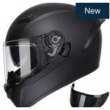 TRIANGLE Full Face Motorcycle Helmet DOT Visor