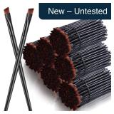 300 Pcs Brush Set Black Eyebrow Applicators