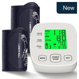 Arm Blood Pressure Monitor w/ 2 Cuffs, 4 AAA