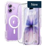 Diaclara iPhone 17 Case 6.3' MagSafe Bumper Clear
