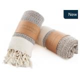BAY LAUREL Turkish Hand Towels 15x26 2-Pk Beige