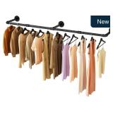 72.5in Industrial Pipe Clothes Rack 1-Pk