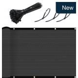 UPGRADE 4'x50' Privacy Screen Dark Grey Heavy Duty