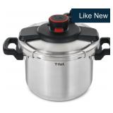 T-fal Clipso 6.3Qt Pressure Cooker, Silver