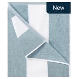 HENBAY Oversized Beach Towel 70x35 Smoke Blue
