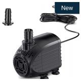 Ultra Quiet Water Pump 120GPH 2.8x2.1x2.3