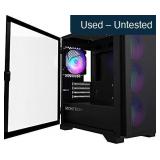 MONTECH AIR 100 ARGB Micro-ATX Case, 4 Fans, Black