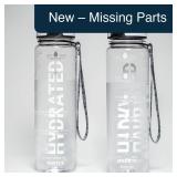 32 oz Motivational Time Marker Tritan Bottle