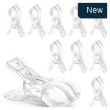RELBRO 3.5' Spring Clamps Clear 10-Pk