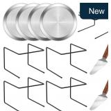 4-Pk Black Pizza Stand Holders 7.9'Wï¿½8.5'Dï¿½6.3'H
