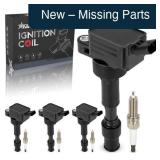 RANSOTO UF816 Ignition Coil & Spark Plug Set 4