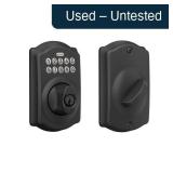 Schlage BE365 Keypad Deadbolt Matte Black